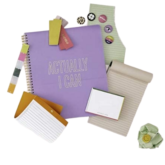 💜❌️SOLD❌️HP💜NWT Kate Spade New York ACTUALLY I CAN Large Spiral Notebook💜 - Picture 2 of 5